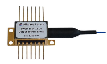 選擇波長激光器SWLD-1XXX10P22-01 1260-1650nm 含熱電冷卻器、監(jiān)視器PD和光隔離器