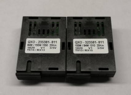 1X9 84Mbit/s至155Mbit/s非對稱雙向收發(fā)器 QXO-3235/QXO-2353/QXO-3245/QXO-2354/QXO-2345