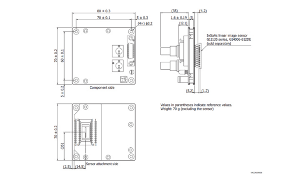 InGaAs線性圖像傳感器驅動電路C11514(圖1)