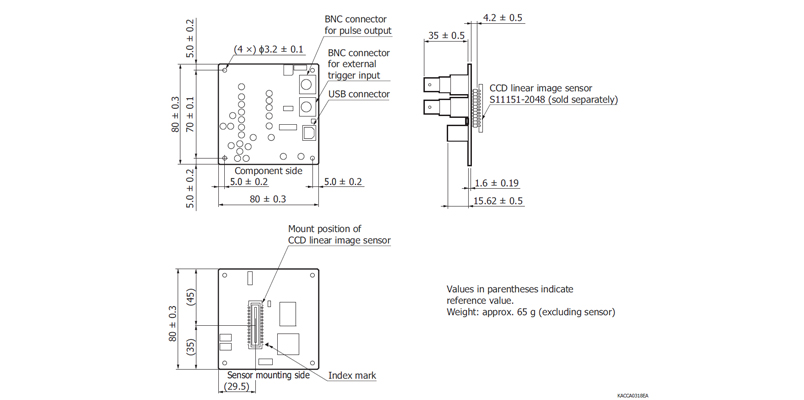 CCD用多通道探測器頭C11160(圖1)